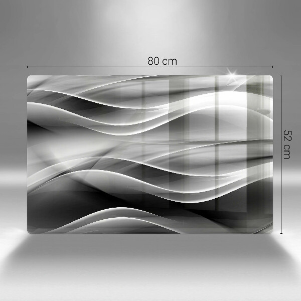 Steklena podloga za rezanje Abstrakcija nežne linije