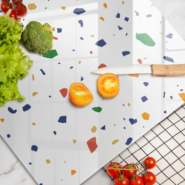 Steklena podloga za rezanje Pisana kamnina