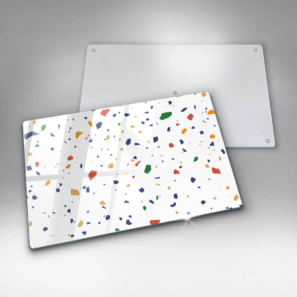 Steklena podloga za rezanje Pisana kamnina