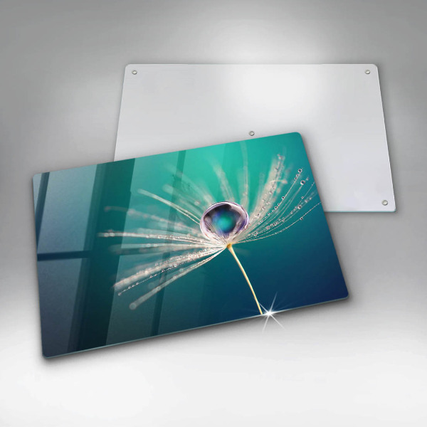 Steklena podloga za rezanje Rosa na regratu