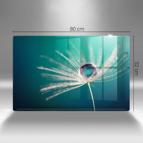 Steklena podloga za rezanje Rosa na regratu