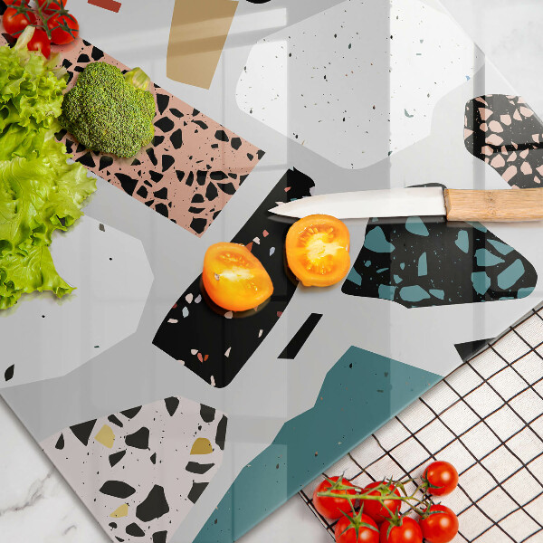 Steklena podloga za rezanje Kamenina