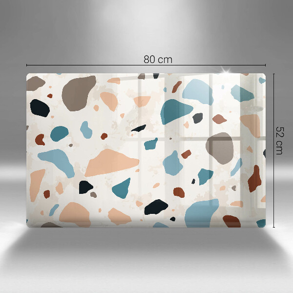 Steklena podloga za rezanje Dekorativna kamenina