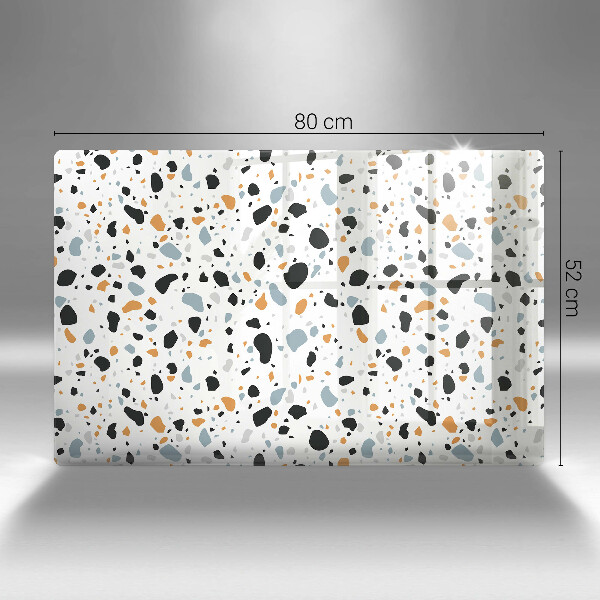 Steklena podloga za rezanje Dekorativna kamenina