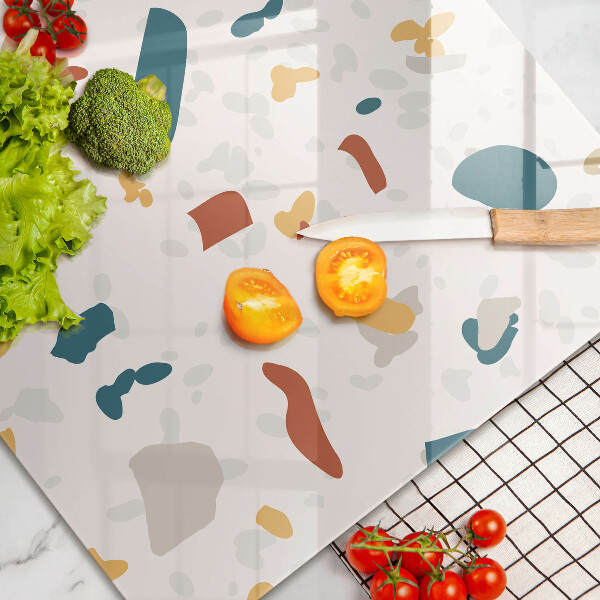 Steklena podloga za rezanje Dekorativna kamenina