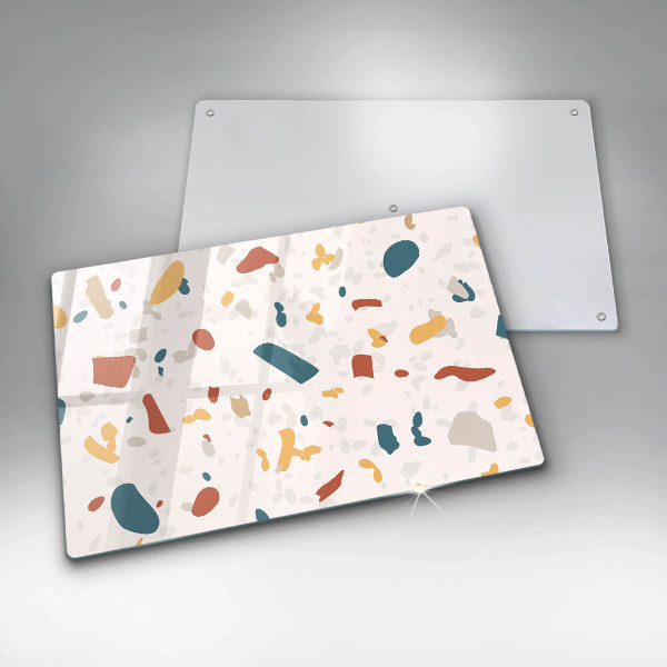 Steklena podloga za rezanje Dekorativna kamenina