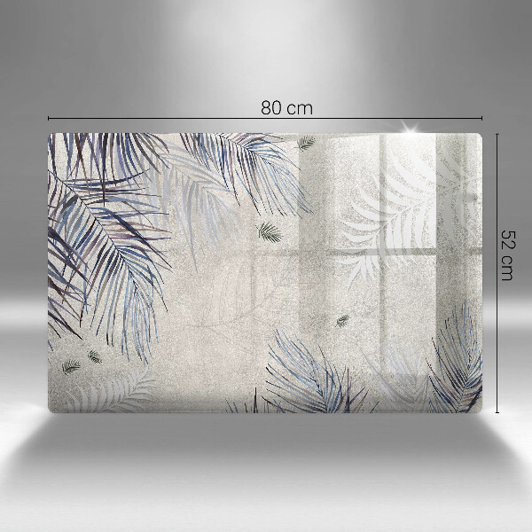 Steklena podloga za rezanje Subtilni listi