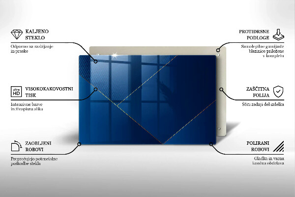 Steklena podloga za rezanje Moderno ozadje
