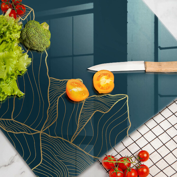 Steklena podloga za rezanje Abstraktne gore