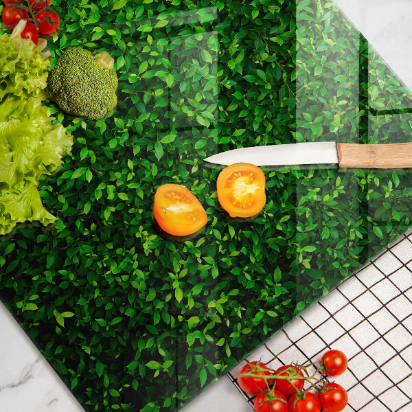 Steklena podloga za rezanje Rastlina z majhnimi listi