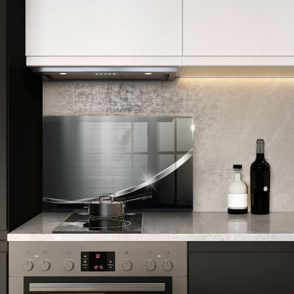 Steklena podloga za rezanje Abstrakcija s kovino