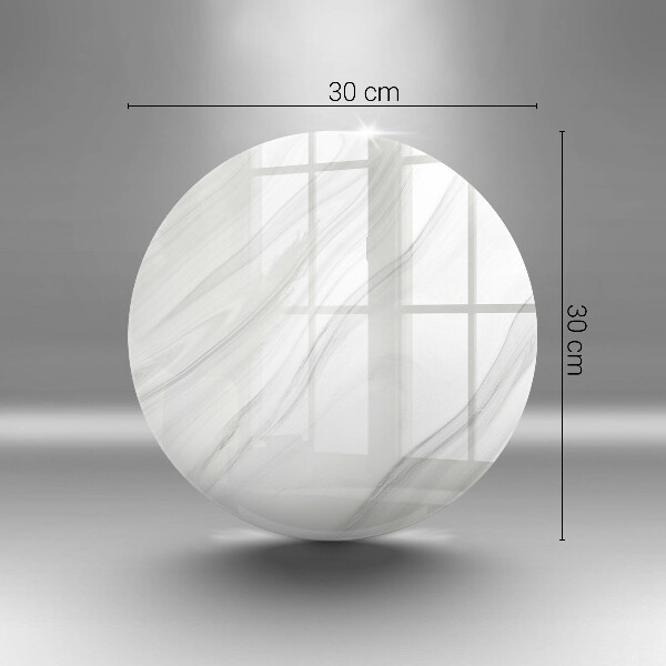 Steklena podloga za rezanje Nežen marmor