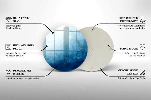 Steklena podloga za rezanje Abstraktno ozadje