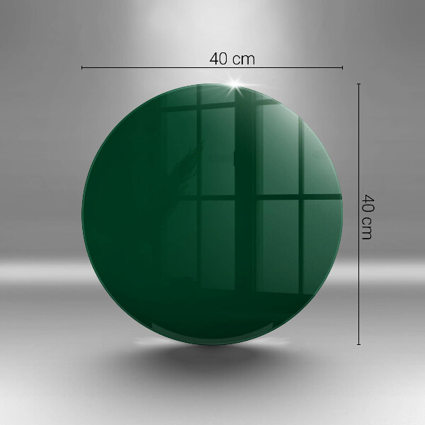 Steklena podloga za rezanje Zelena barva