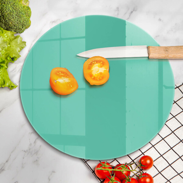 Steklena podloga za rezanje Zelena barva