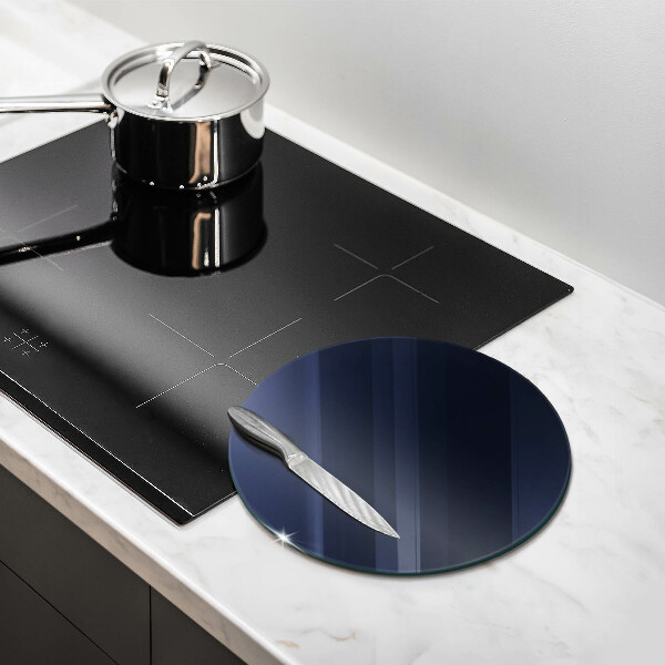 Steklena podloga za rezanje mornarsko modra