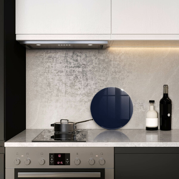 Steklena podloga za rezanje mornarsko modra