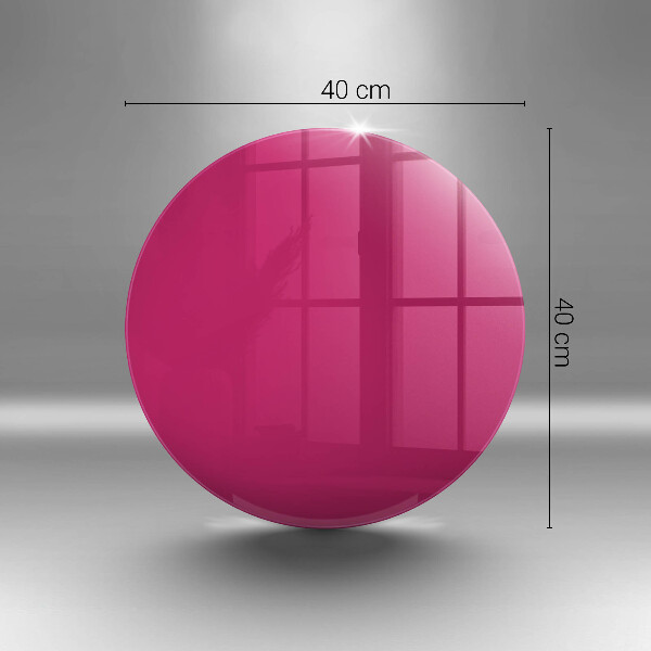 Steklena podloga za rezanje Roza barva