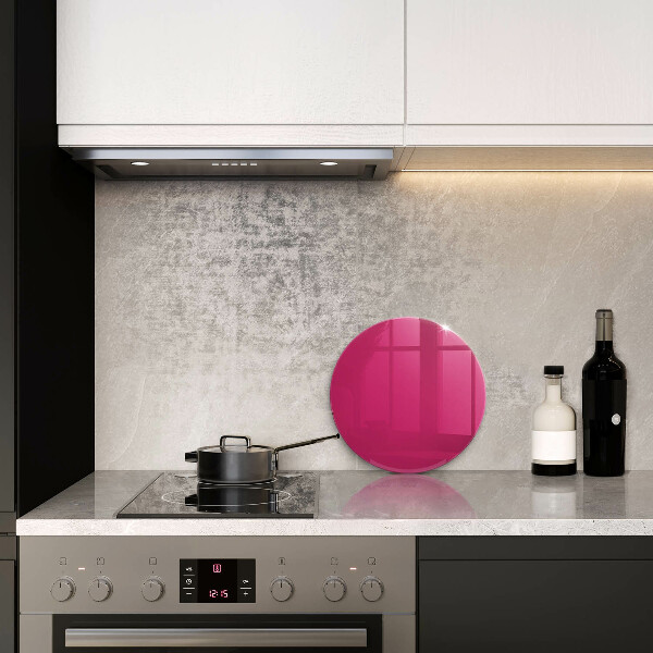 Steklena podloga za rezanje Roza barva