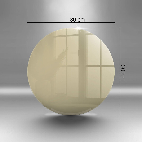 Steklena podloga za rezanje Bež barva