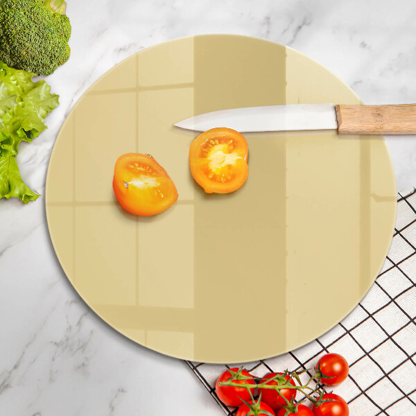 Steklena podloga za rezanje Rumena