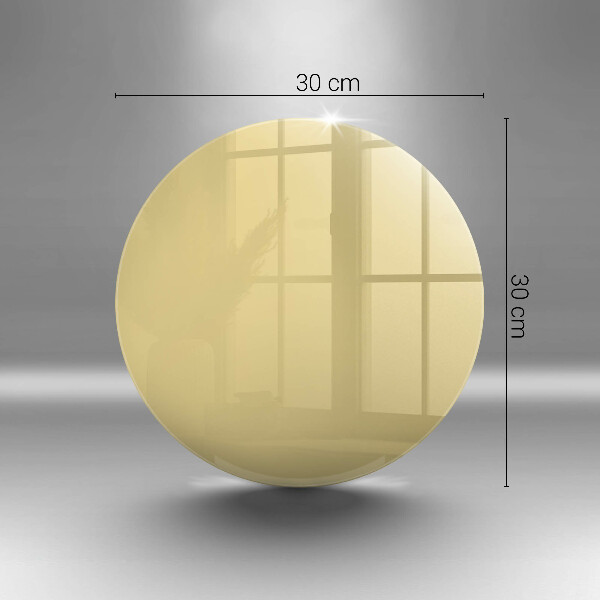 Steklena podloga za rezanje Rumena