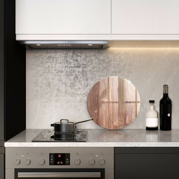 Steklena podloga za rezanje Naravni les