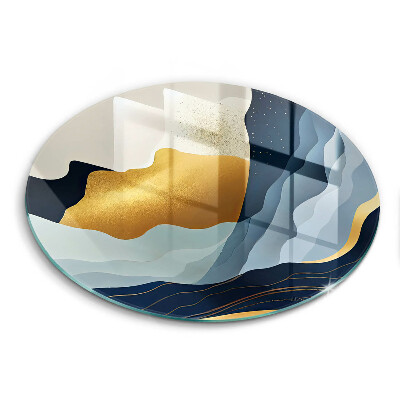 Steklena podloga za rezanje Abstraktne gore