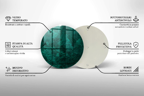 Steklena podloga za rezanje Kamnita tekstura ozadja