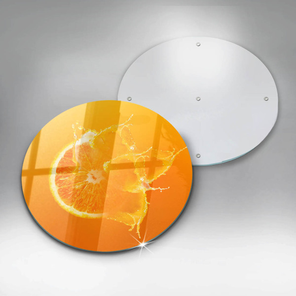 Steklena podloga za rezanje Sočno oranžno sadje