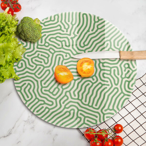 Steklena podloga za rezanje Abstraktne črte