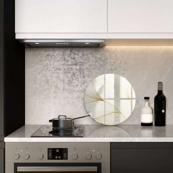 Steklena podloga za rezanje Vzorec modernih linij