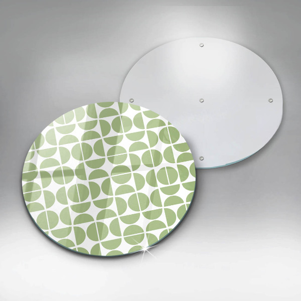 Steklena podloga za rezanje Vzorec boho oblik