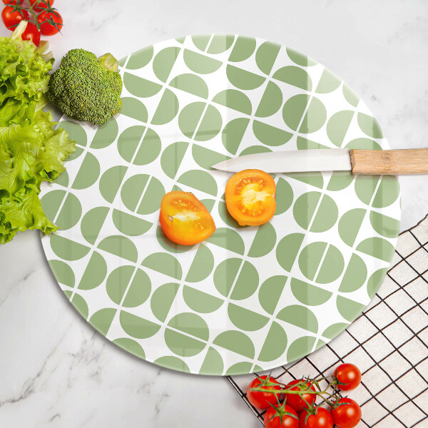 Steklena podloga za rezanje Vzorec boho oblik