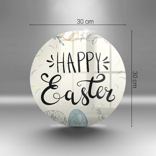 Steklena podloga za rezanje Happy Easter