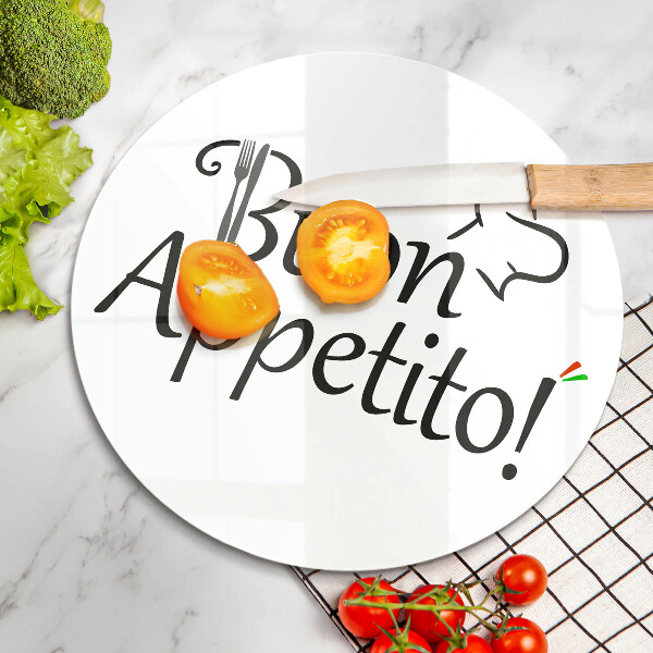 Steklena podloga za rezanje Buon Appetito!