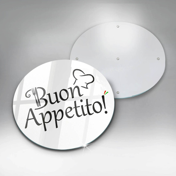 Steklena podloga za rezanje Buon Appetito!
