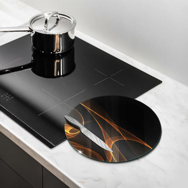 Steklena podloga za rezanje Abstraktne črte