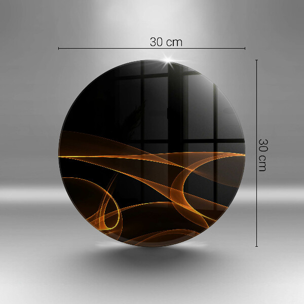 Steklena podloga za rezanje Abstraktne črte