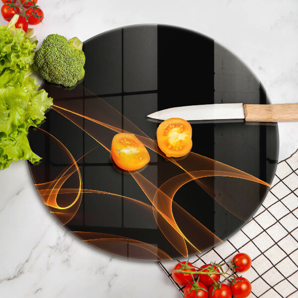 Steklena podloga za rezanje Abstraktne črte