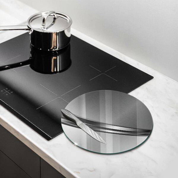 Steklena podloga za rezanje Kovinska abstrakcija