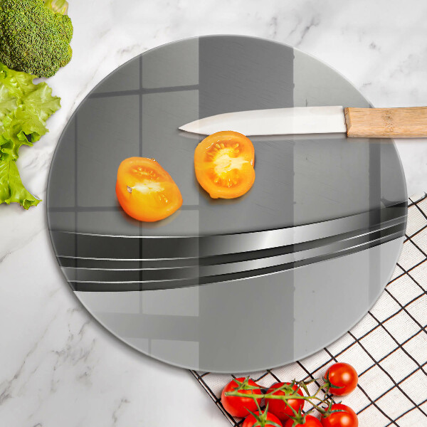 Steklena podloga za rezanje Kovinska abstrakcija