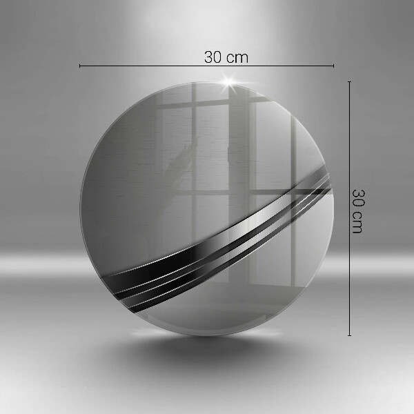Steklena podloga za rezanje Kovinska abstrakcija