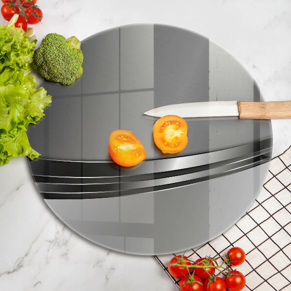 Steklena podloga za rezanje Kovinska abstrakcija