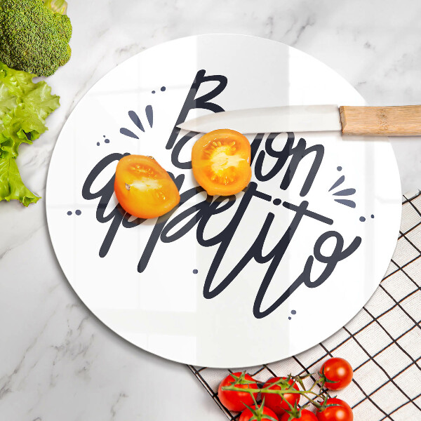 Steklena podloga za rezanje Buon Appetito