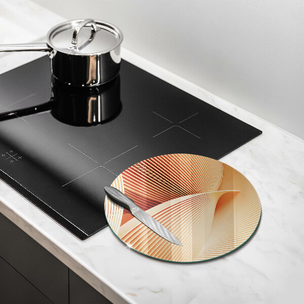 Steklena podloga za rezanje Moderna kompozicija