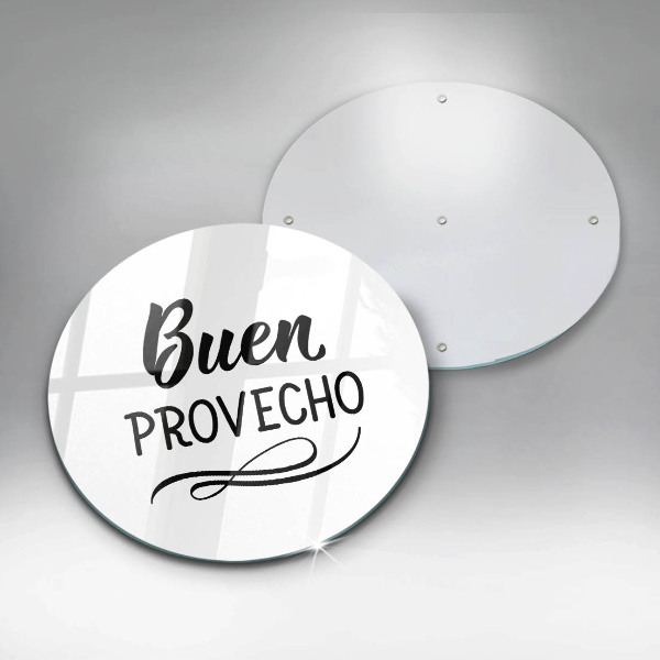 Steklena podloga za rezanje Buen provecho