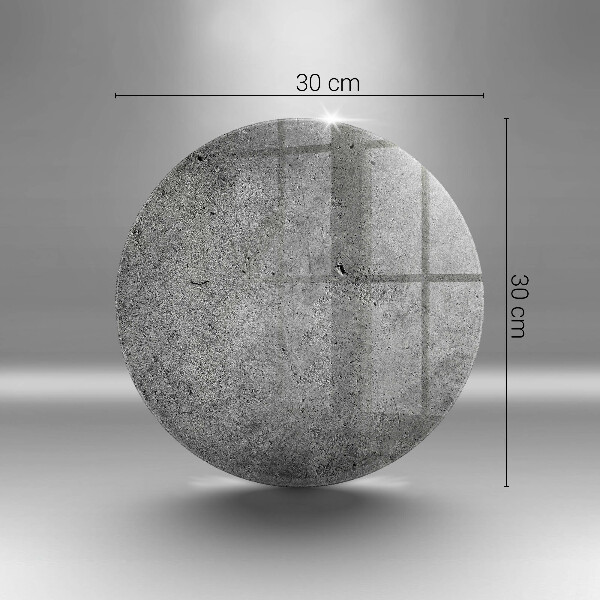 Steklena podloga za rezanje Tekstura betonskega kamna