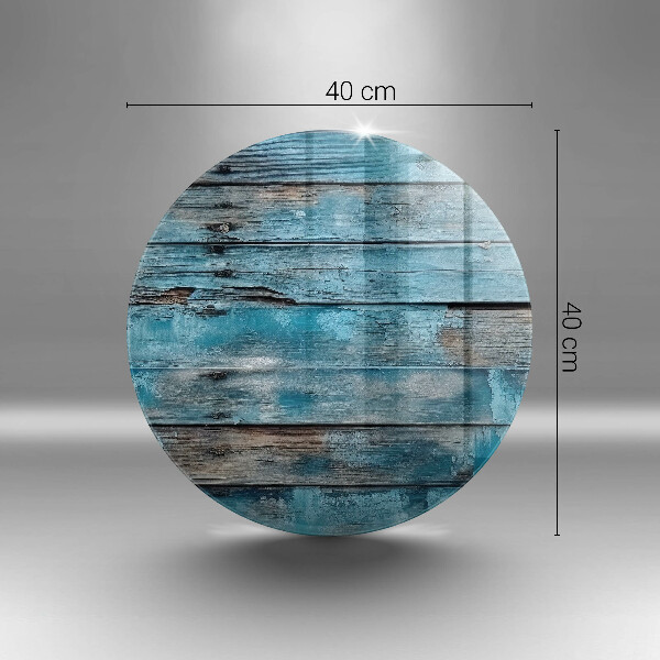 Steklena podloga za rezanje Modre stare plošče