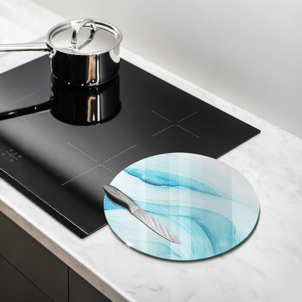 Steklena podloga za rezanje Abstraktni valovi